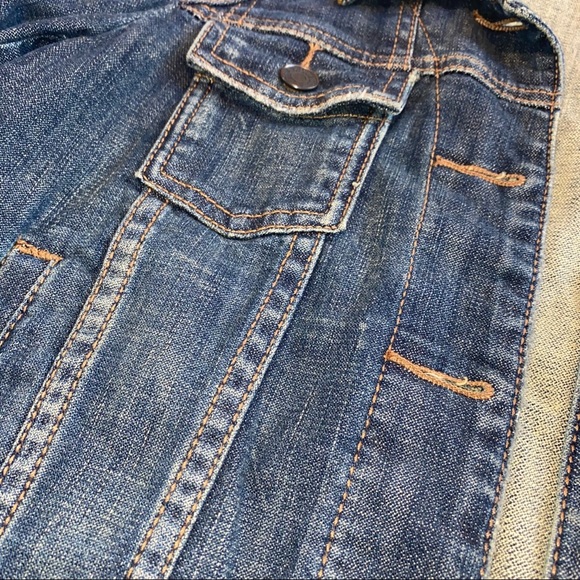 EXPRESS Warm Blue Jean Jacket - Picture 3 of 4